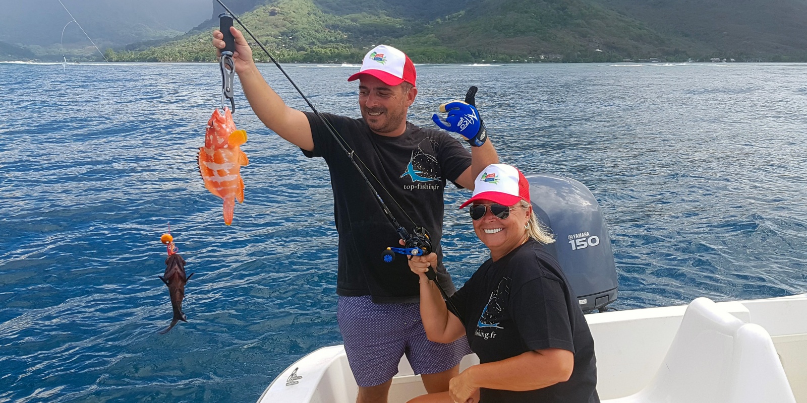 Doublé au Tai Rubber sur la côte Tahitienne