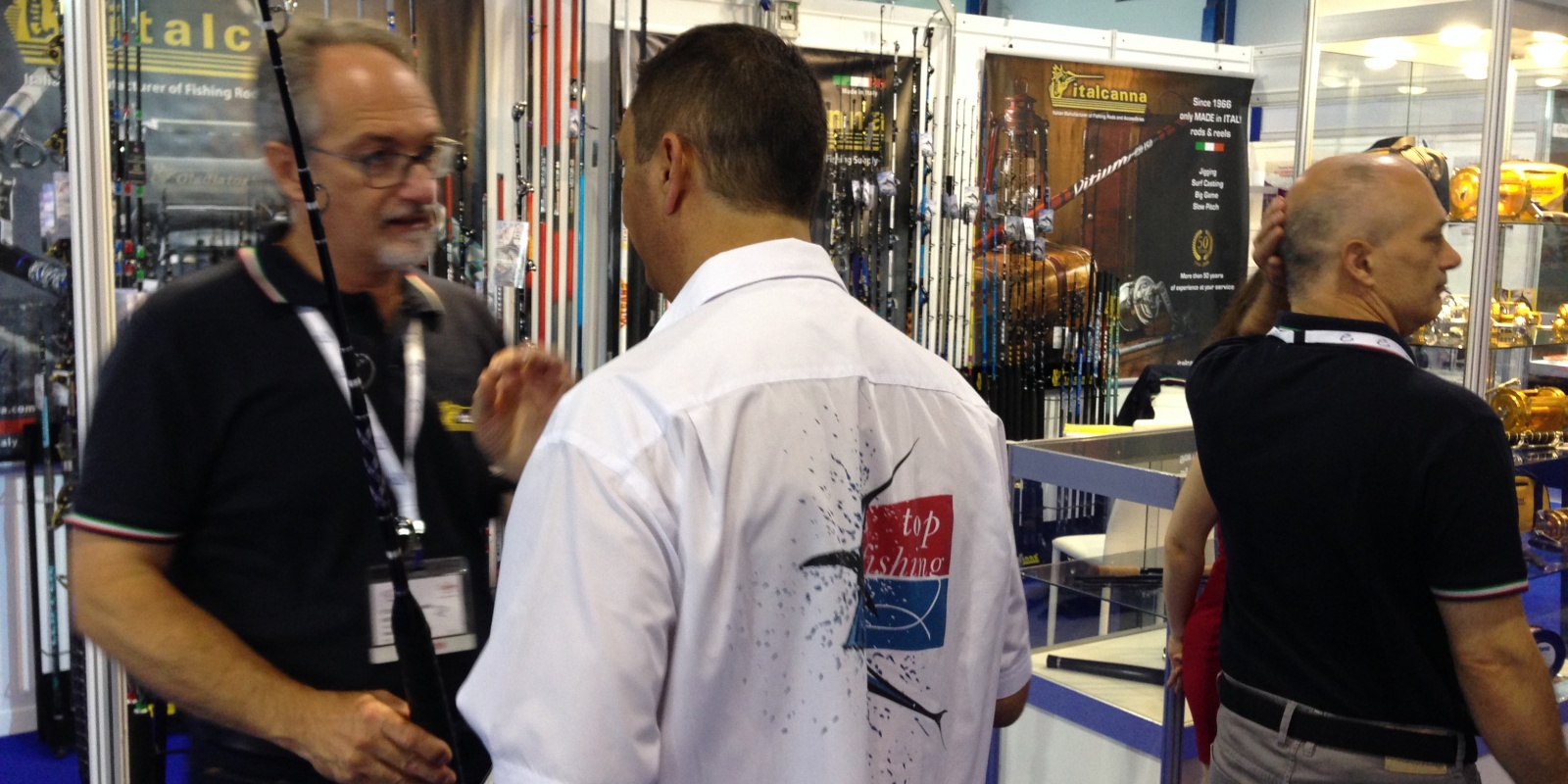 Sur le stand Italcanna à l'Efftex 2017, un de nos partenaires historiques Sur le stand Italcanna à l'Efftex 2017, un de nos partenaires historiques