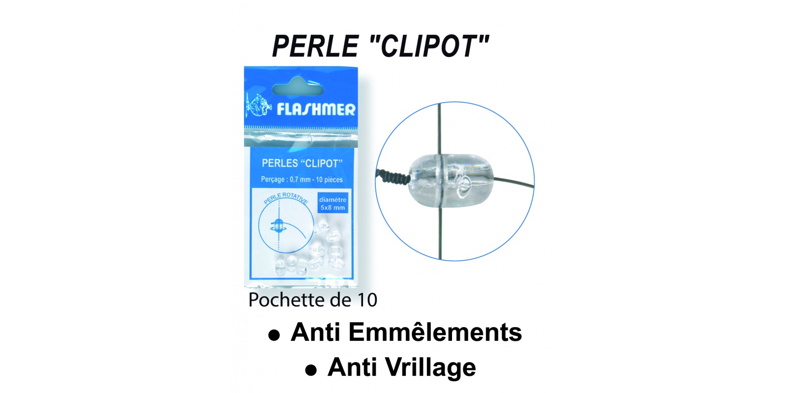 Perles clipots Fashmer Perles clipots Fashmer
