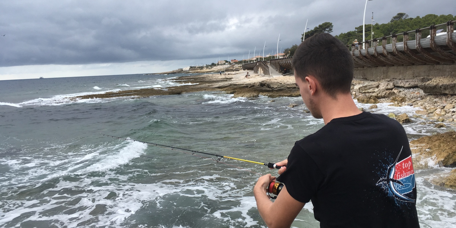 Lucas, avec la canne Top Sea Light Game No Limit Lucas, avec la canne Top Sea Light Game No Limit