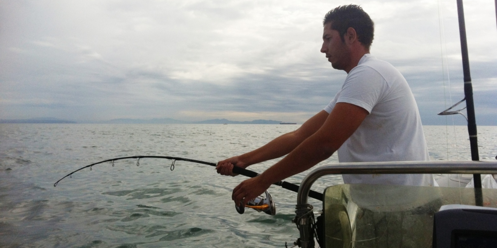 Pêche au broumé avec Bruno.