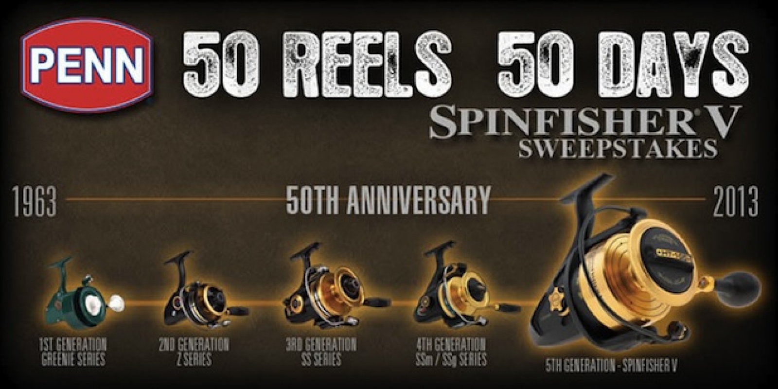 Penn Spinfisher anniversaire des 50 ans en 2013