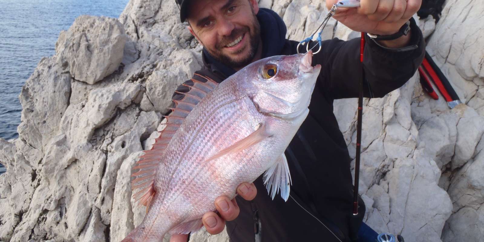 joli pagre au Shore Jigging