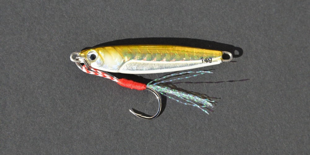 Métal Spot 14g monté avec un assist Mini Single Explorer Tackle : un must sur les chasses ! Métal Spot 14g monté avec un assist Mini Single Explorer Tackle : un must sur les chasses !