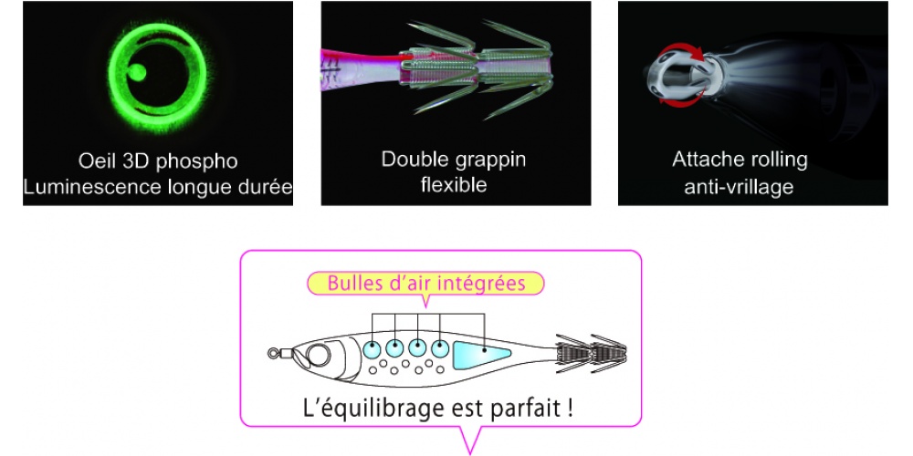 Caractéristiques de l'Ultra Bait Yo-Zuri