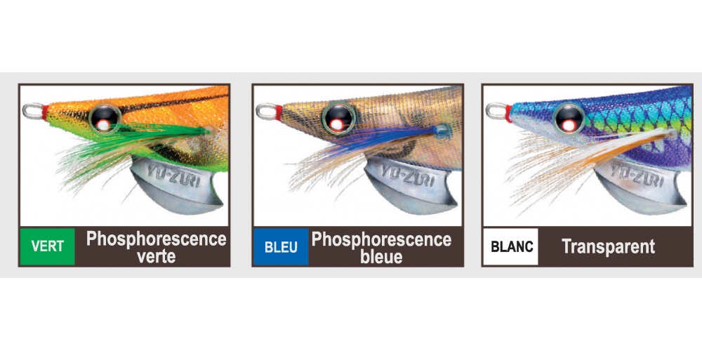 Plumes d’identification pour reconnaitre les propriétés de votre Aurie-Q Long Cast Yo-Zuri