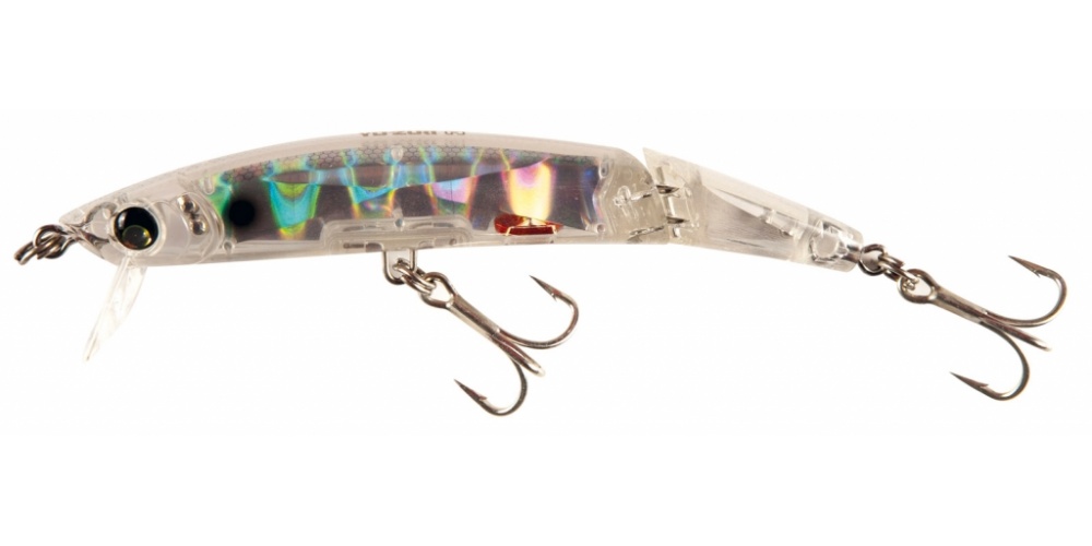 Leurre Yo-Zuri saison 2015 Crystal 3D Minnow dos blanc.