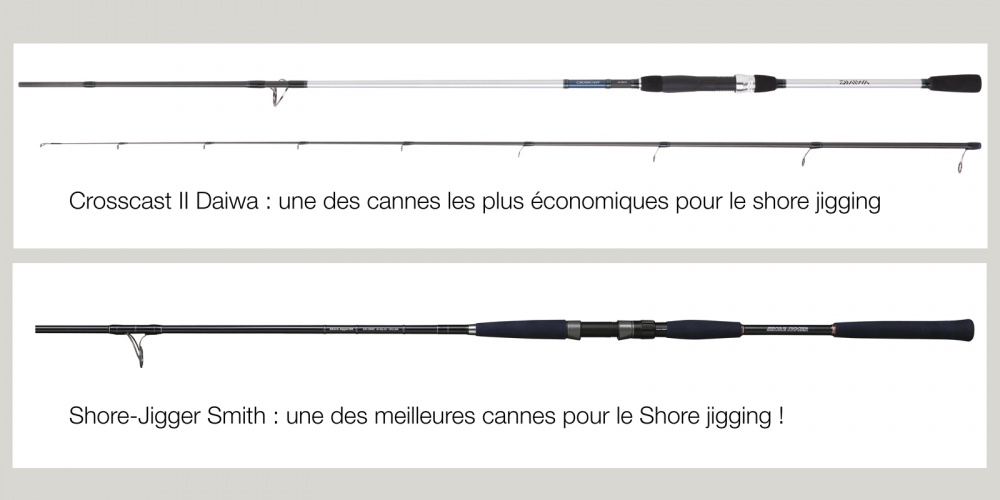 Cannes pour le Shore Jigging