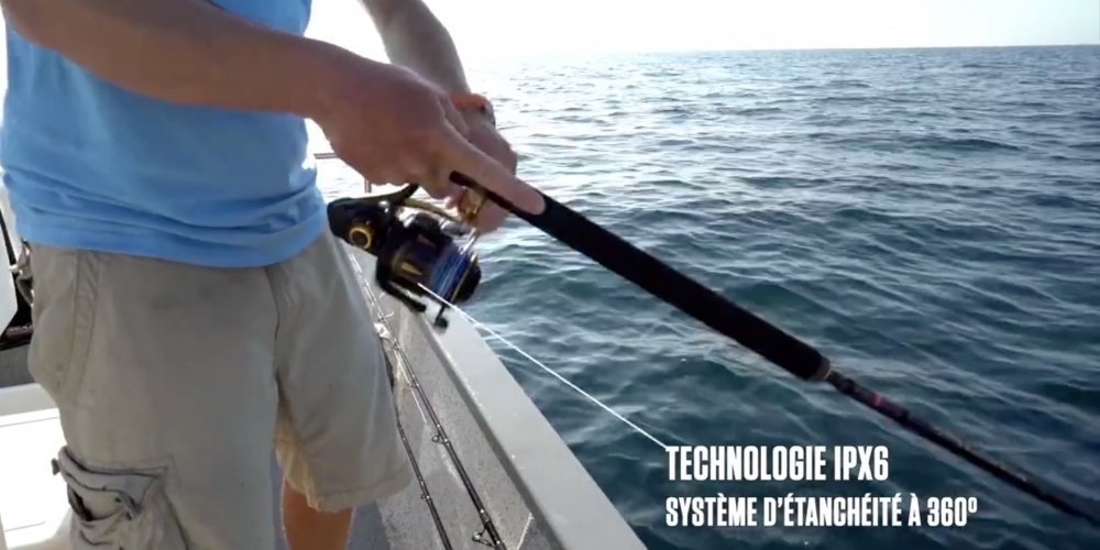 Le Penn Slammer III, est certifié IP67, un gage de sa bonne étanchéité pour les situations de pêche Le Penn Slammer III, est certifié IP67, un gage de sa bonne étanchéité pour les situations de pêche