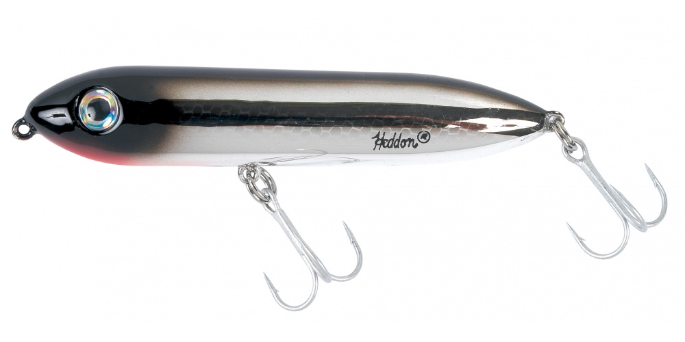 Spook Heddon 125mm CHN (dos noir chrome)