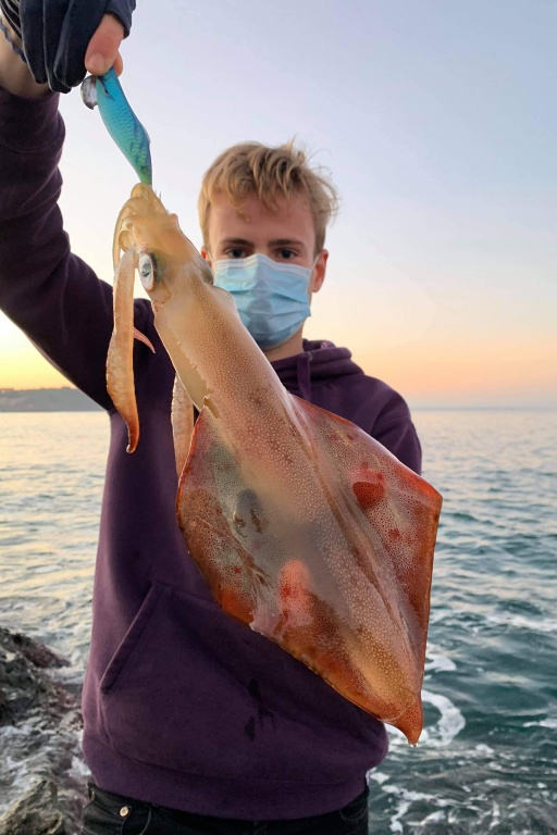 Du bord, pouvoir toucher les céphalopodes à de plus grandes distances grâce à l’Aurie-Q Long Cast à offre de nouvelles possibilités de pêche !