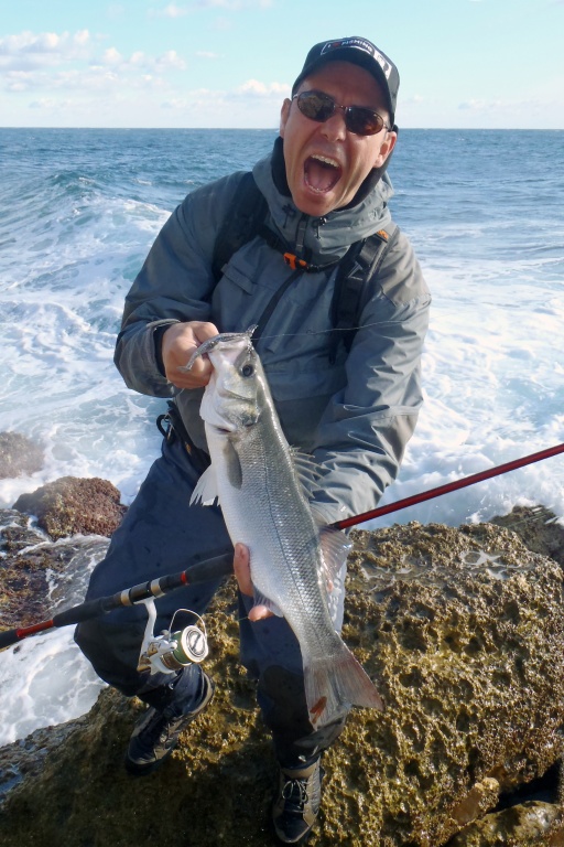 Joli bar pris avec un shad monté sur une tête plombée texane ! Joli bar pris avec un shad monté sur une tête plombée texane !