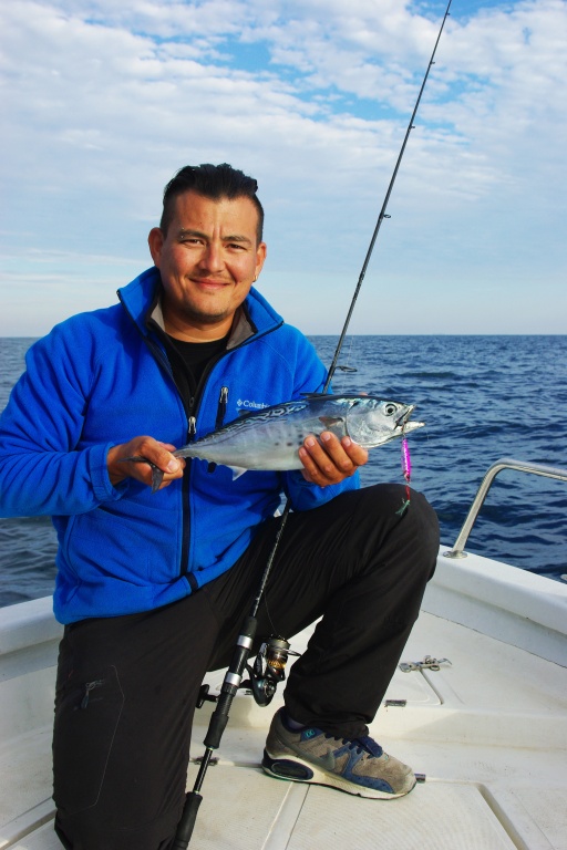 Bonitou pris par David avec un Samouraï jig Daiwa 20 g Bonitou pris par David avec un Samouraï jig Daiwa 20 g