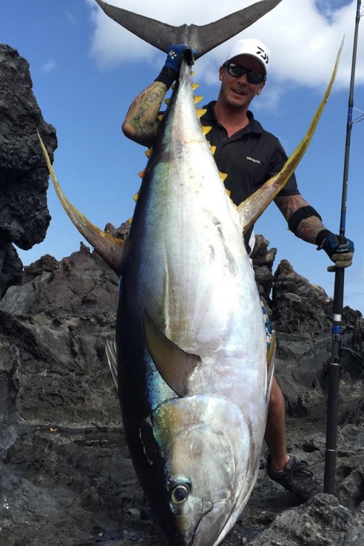 Thon de 230 lb pris du bord !