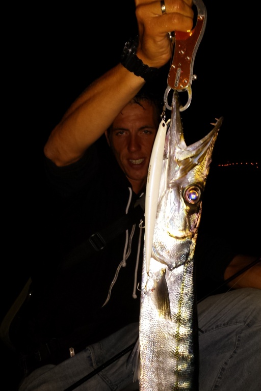 Encore un beau barracuda pris au Tide Minnow 200 par Fabien Harbers !