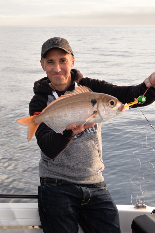 Un madaï ou un kabura sont d’excellents leurres pour pêcher la dorade rose