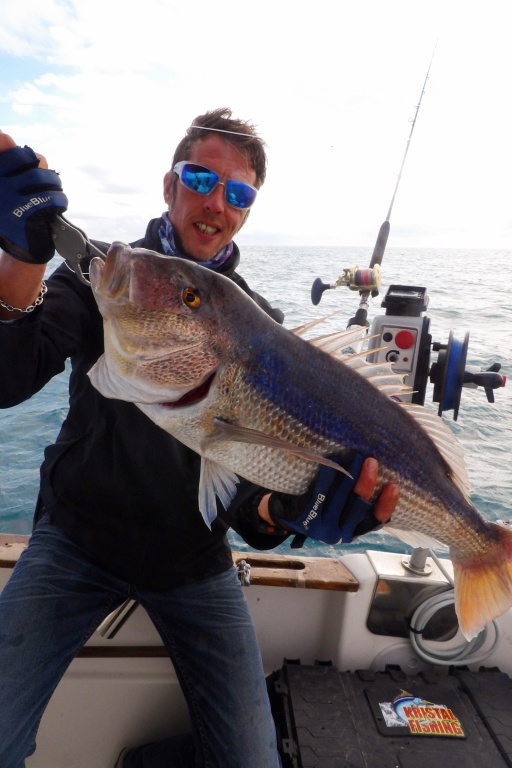 Beau denti pris par Fabien au downrigger XL 90 Kristal Fishing