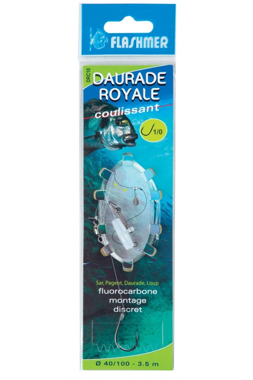 Bas-de-ligne coulissant renforcé Flashmer pour la daurade royale Bas-de-ligne coulissant renforcé Flashmer pour la daurade royale