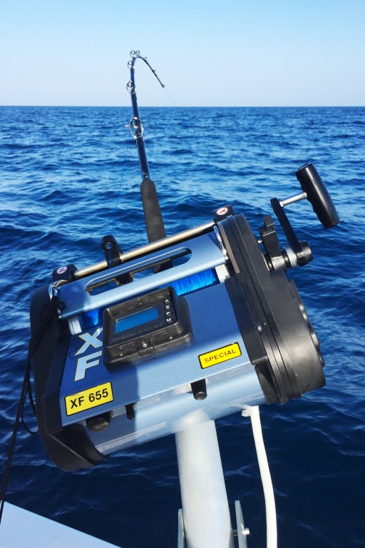 Petit séjour au Maroc pour le XF 655 Kristal Fishing est sans doute le moulinet électrique le plus puissant au monde !!! Petit séjour au Maroc pour le XF 655 Kristal Fishing est sans doute le moulinet électrique le plus puissant au monde !!!
