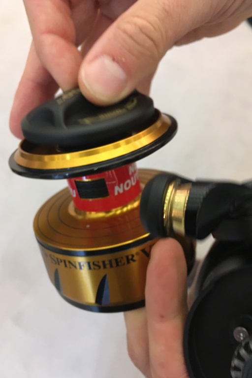 Démonstration Spinfisher VI, avec un nouvel emplacement frein Démonstration Spinfisher VI, avec un nouvel emplacement frein