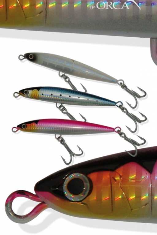 Détail et couleur du leurre Orca Shimano Détail et couleur du leurre Orca Shimano