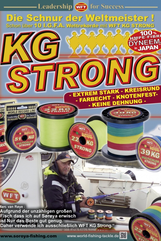 Pub Allemande de la tresse WFT KG Strong (World recordline)