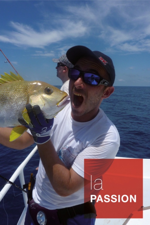 Jérôme Carlier, guide de pêche et membre de la Team, ici à Madagascar Jérôme Carlier, guide de pêche et membre de la Team, ici à Madagascar