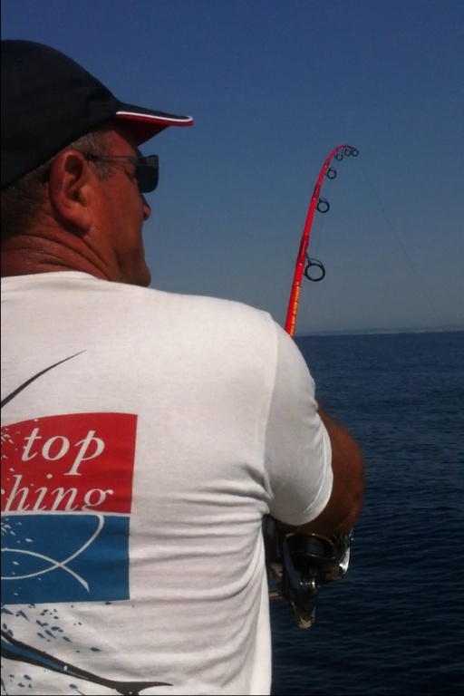 Daniel Brancato avec une Giga Red Super Tank