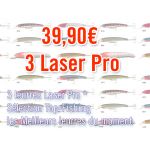 Lot de 3 Laser Pro 190 mm