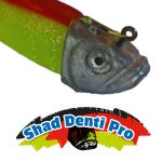 Pack 5 Shad Denti Pro 80g 13 cm Jaune-rouge