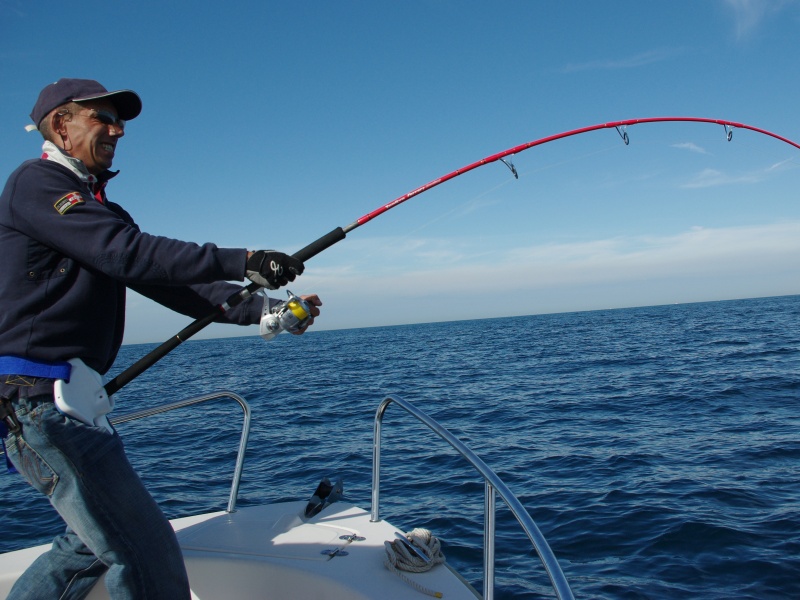 Gros combat sur un jig minnow.