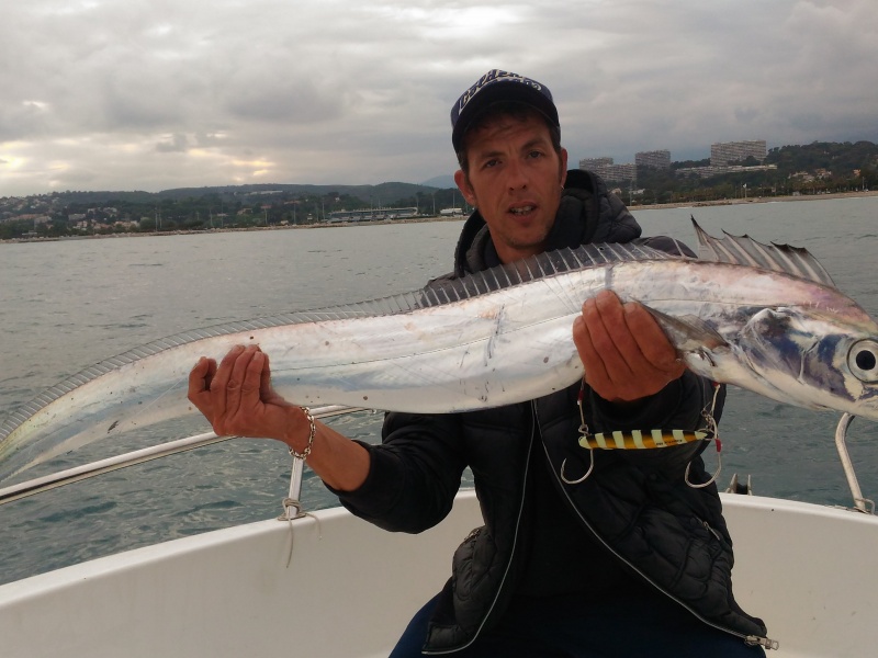 Magnifique sabre touché avec un slow jig Caprice Evergreen !