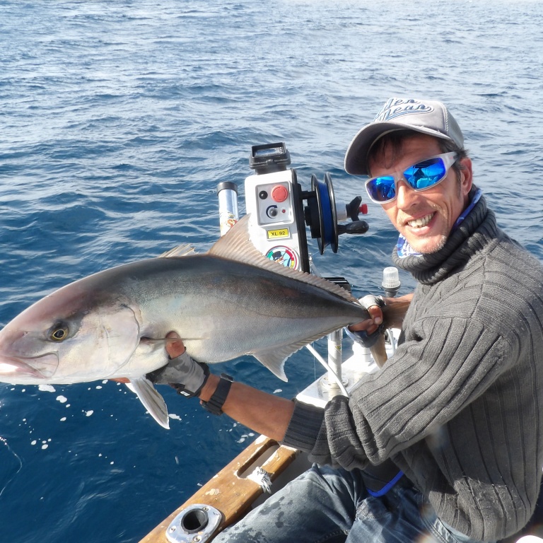 1-harbers-treuil-xl92.jpg Le moniteur guide de pêche Fabien Harbers utilise un treuil XL 92 Kristal Fishing version downrigger pour pêcher en traîne lente