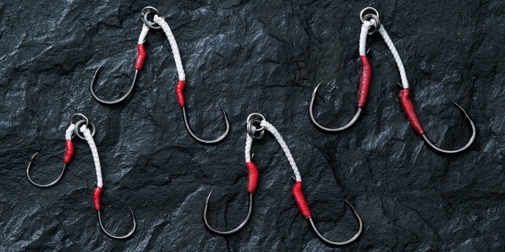 Assist Hooks Light Game Shout : des assists hooks doubles suffisamment petits pour armer des casting jigs mais qui s’avèrent néanmoins très résistants. Existe en taille S, M, L et LL
